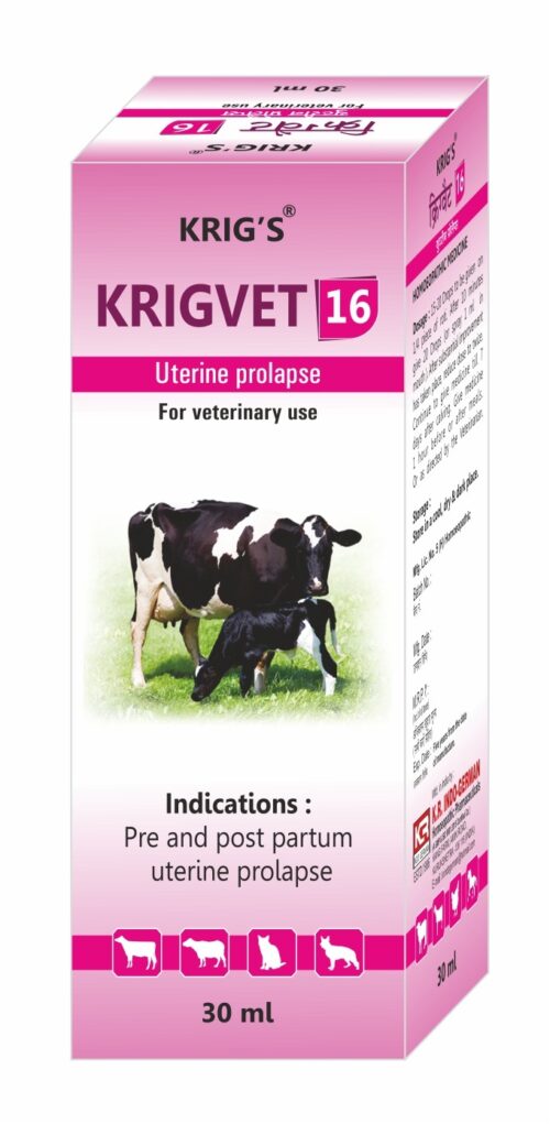 KRIGVET 16 (UTERINE PROLAPSE)