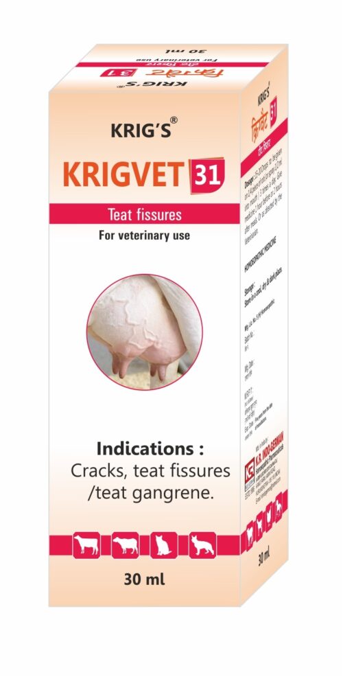 KRIGVET 31 (TEAT FISSURES)