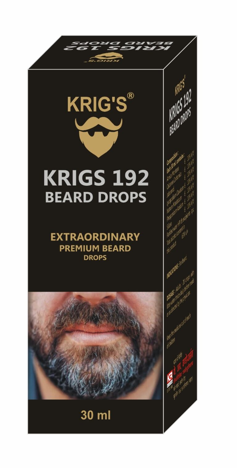 KRIGS 192 (BEARD DROPS) – K R INDO GERMAN HOMOEOPATHIC PHARMACEUTICALS