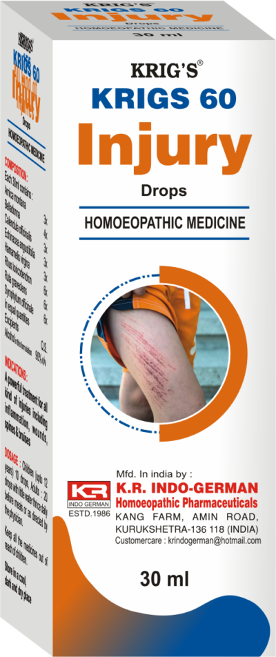 KRIGS 60 (Injury Drops) – K R INDO GERMAN HOMOEOPATHIC PHARMACEUTICALS