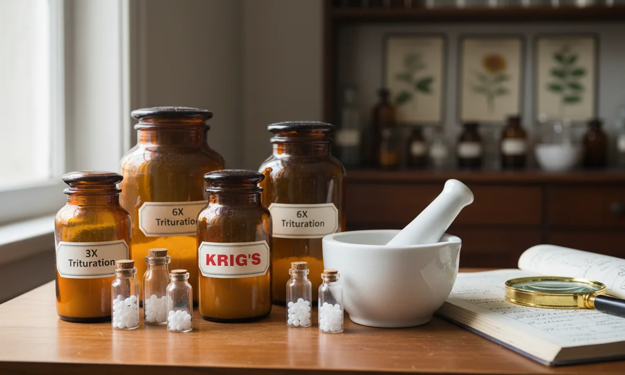 Triturations and Mother Tincture