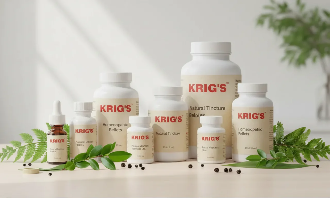 krigs all products in white bottles